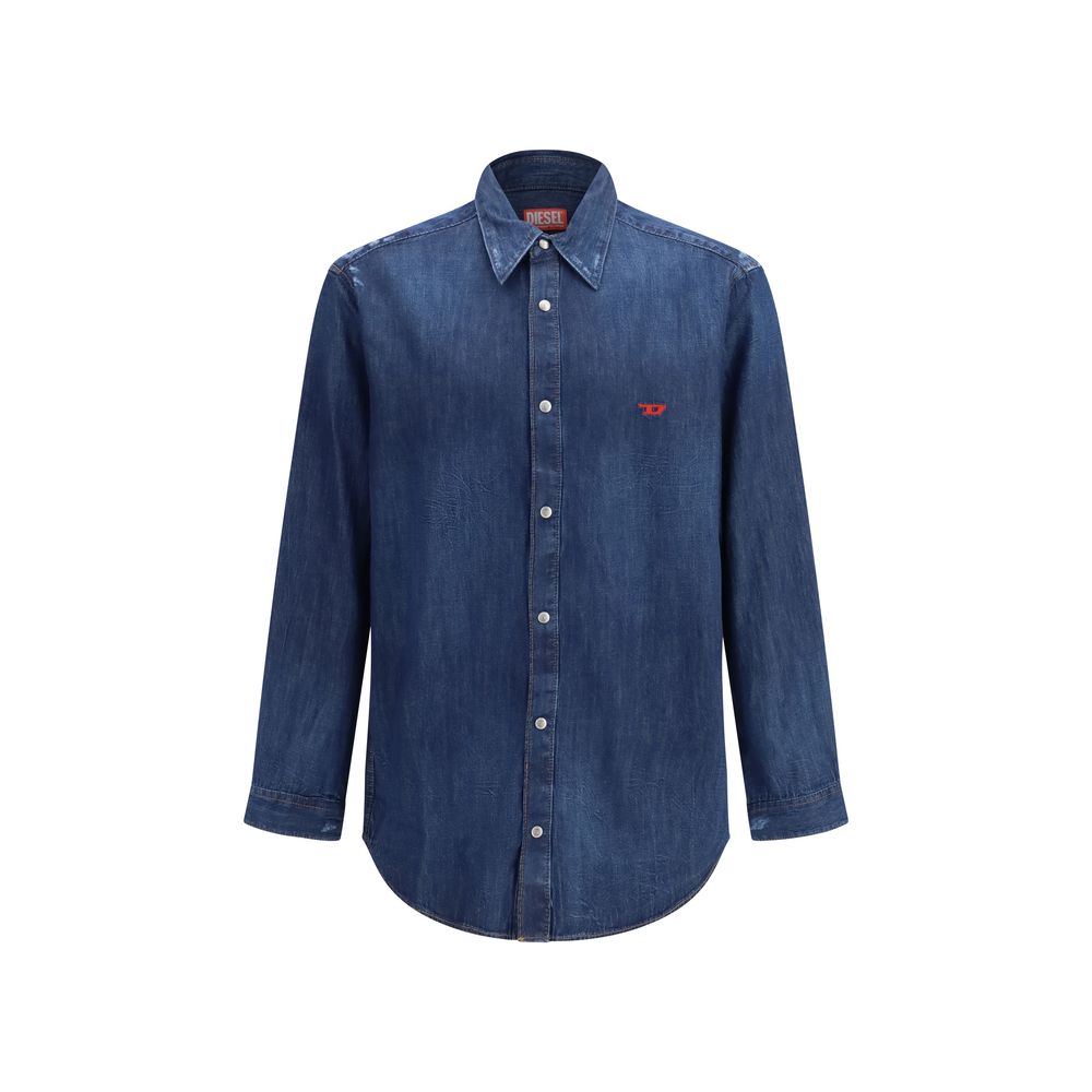 Chemise en denim bleu Diesel