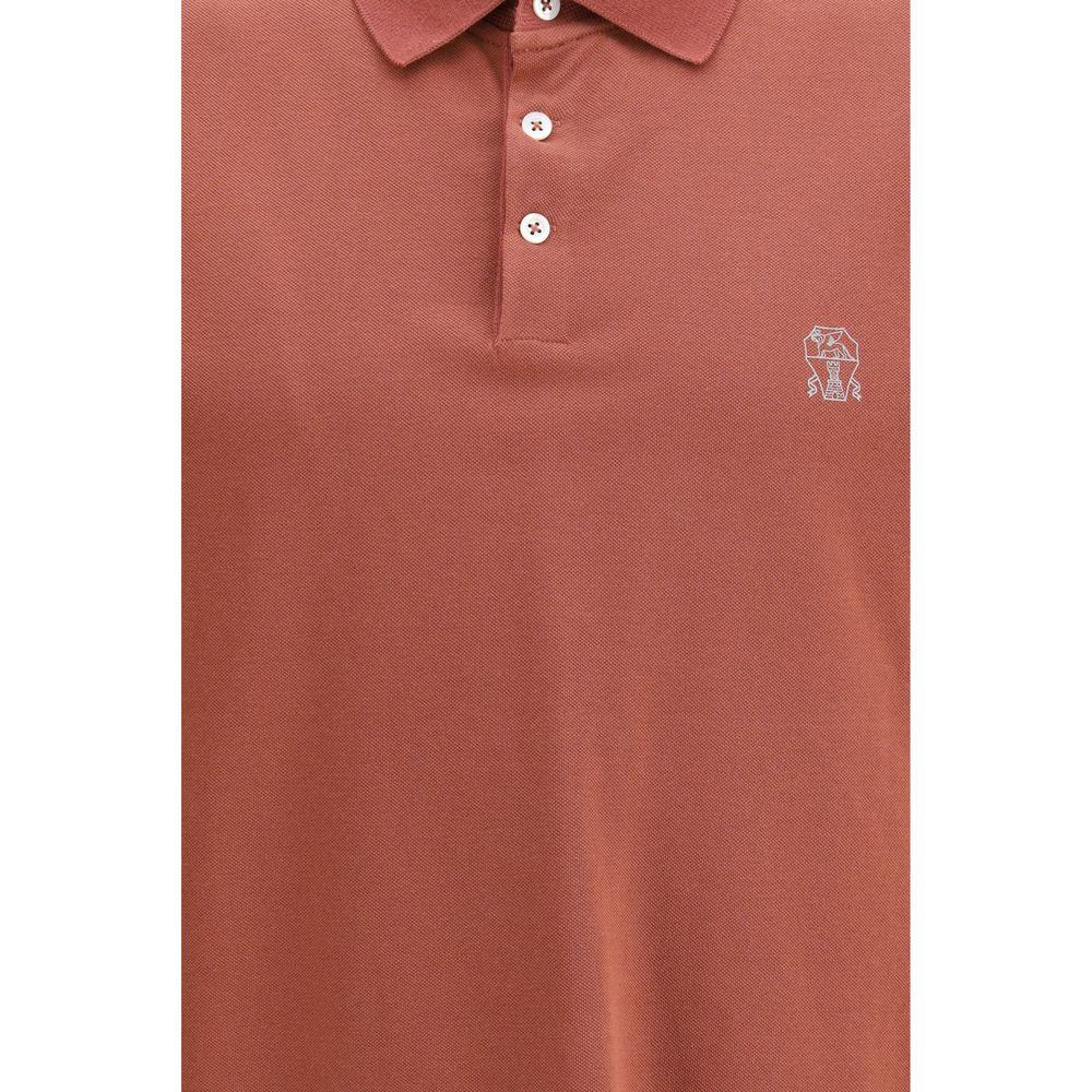 Brunello Cucinelli Multicolor Cotton Polo Shirt for Men