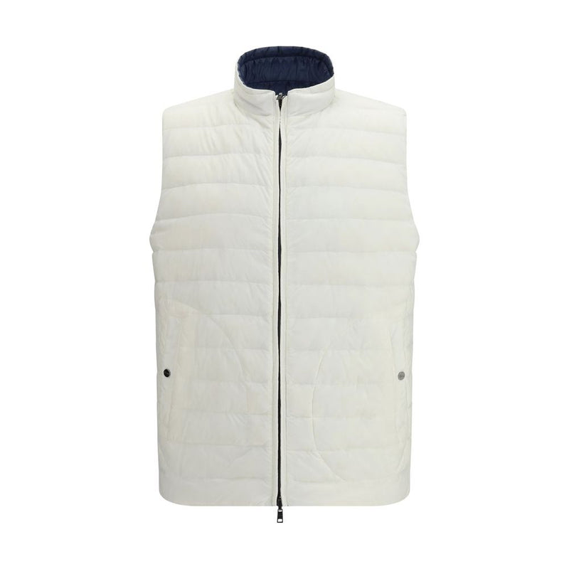 Herno Witte Polyamide Mouwloos Jack