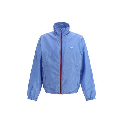 Veste Prada bleu clair en polyamide recyclé