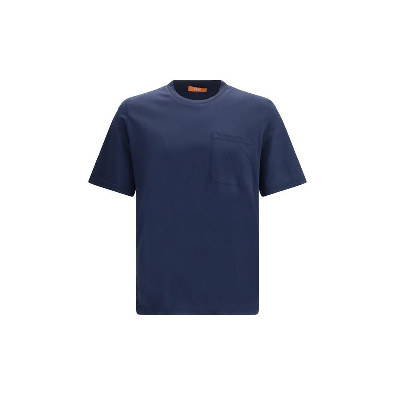 Cruna Blauw Katoenen T-Shirt