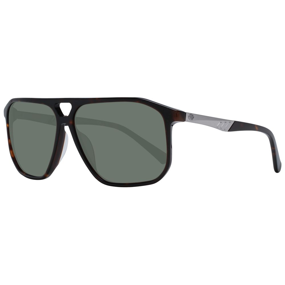 Harley-Davidson Brown Plastic Sunglasses