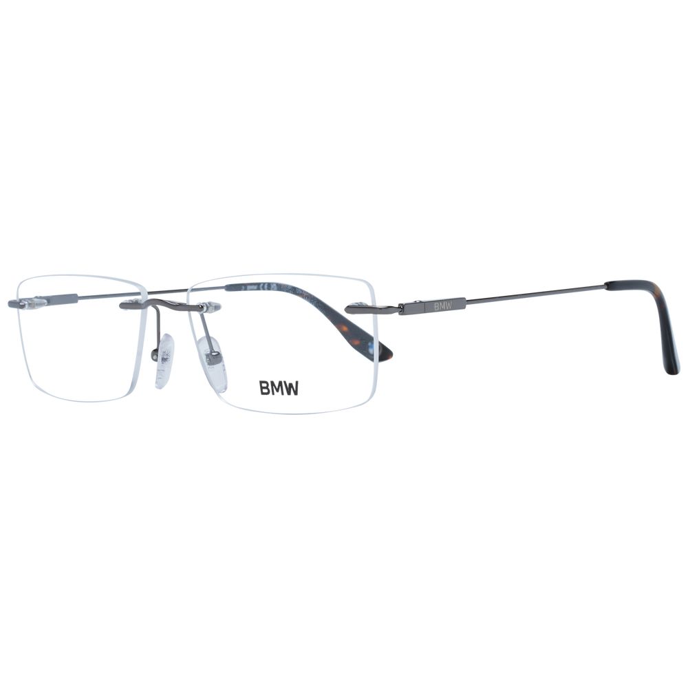 BMW Gray Titanium Glasses (Frames) - Stylish Rimless Design