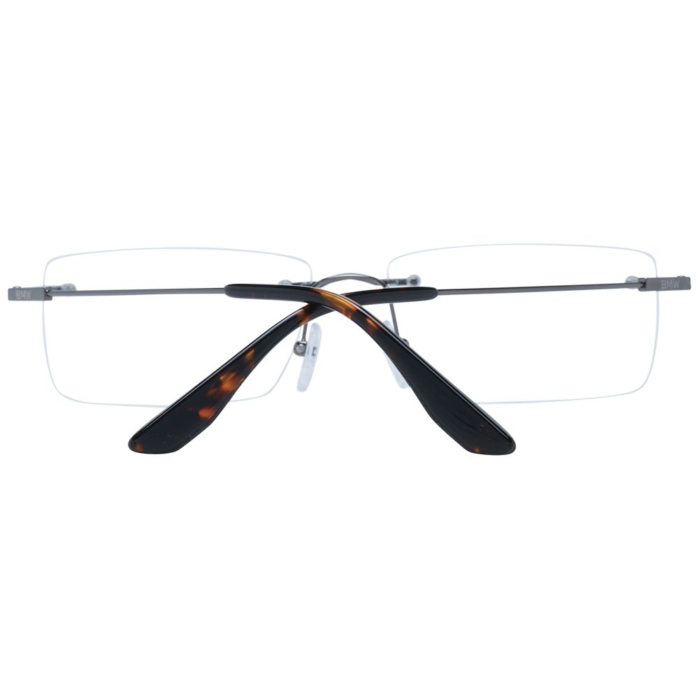 BMW Gray Titanium Glasses (Frames) - Stylish Rimless Design