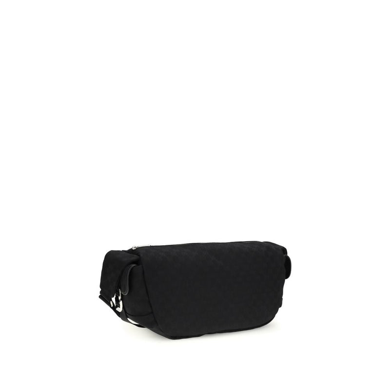 Sac bandoulière Gucci en tissu noir