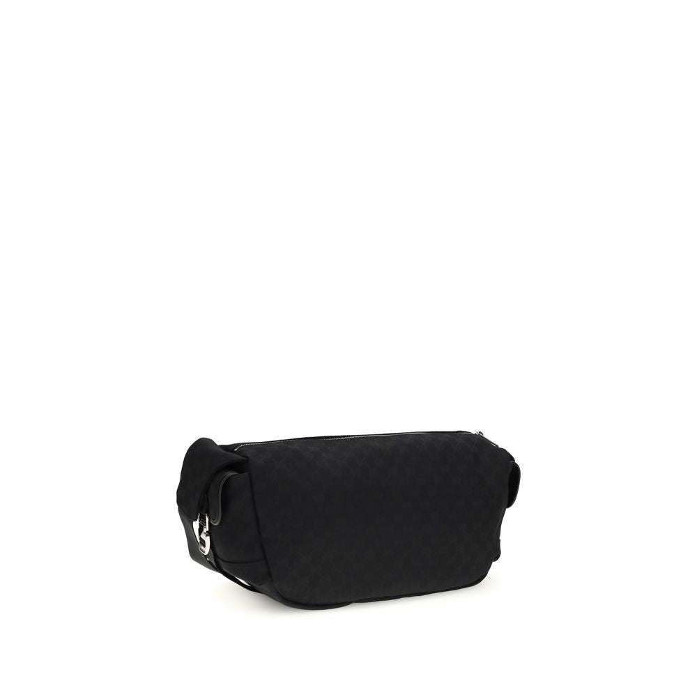 Sac bandoulière Gucci en tissu noir