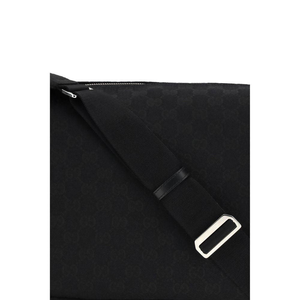 Sac bandoulière Gucci en tissu noir