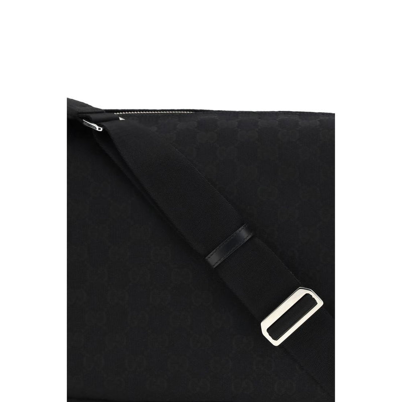 Sac bandoulière Gucci en tissu noir