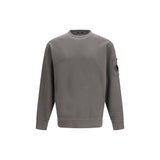 C.P. Company Bicolor Cotton Sweatshirt - Diagonal Raised Fleece