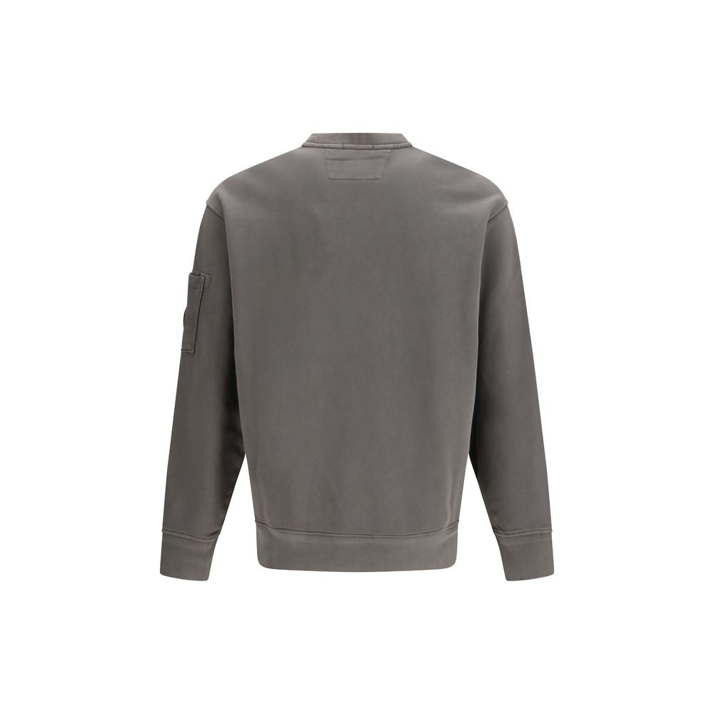 C.P. Company Bicolor Cotton Sweatshirt - Diagonal Raised Fleece