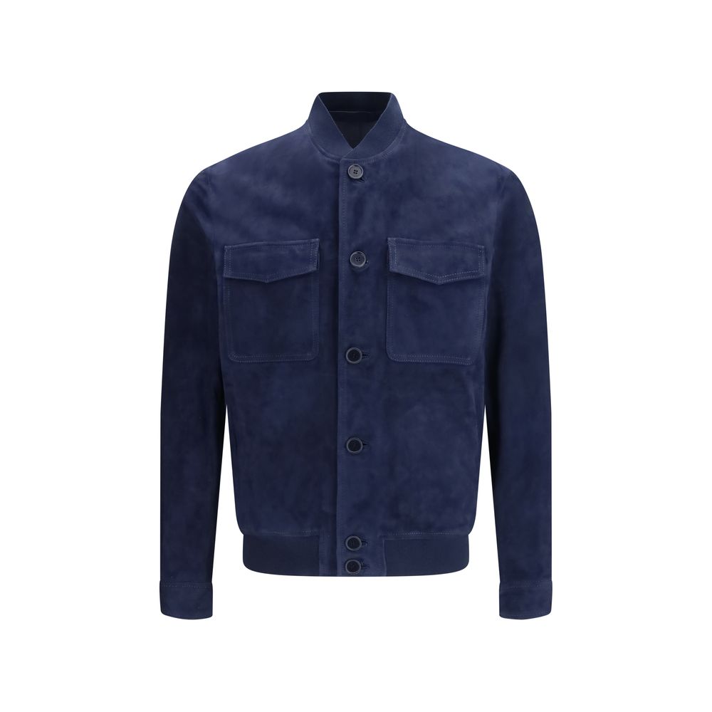 Salvatore Santoro Blauw Kalfsleer Bos Taurus Shell Jack