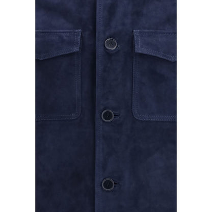 Salvatore Santoro Blauw Kalfsleer Bos Taurus Shell Jack