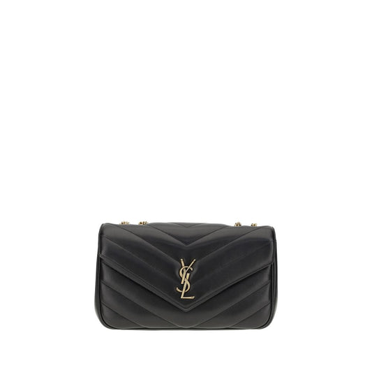 Saint Laurent LouLou Black Calf Leather Shoulder Bag