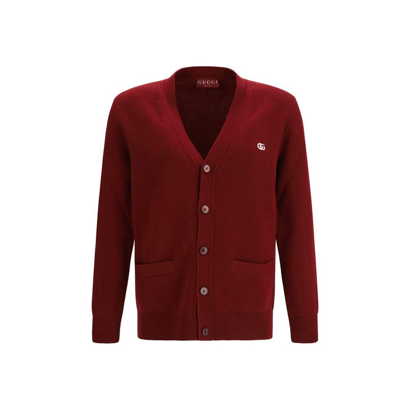 Cardigan Gucci en laine bordeaux