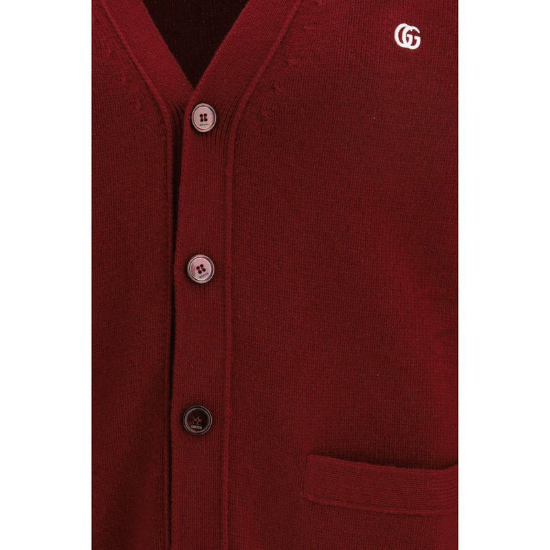 Cardigan Gucci en laine bordeaux