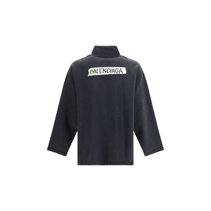 Sweat-shirt Balenciaga en coton noir