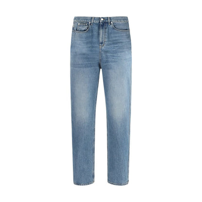 Jean slim en coton bleu clair Gucci