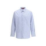 Chemise Gucci bleu clair en coton à motifs