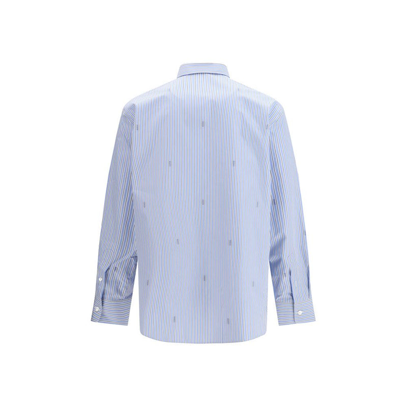 Chemise Gucci bleu clair en coton à motifs