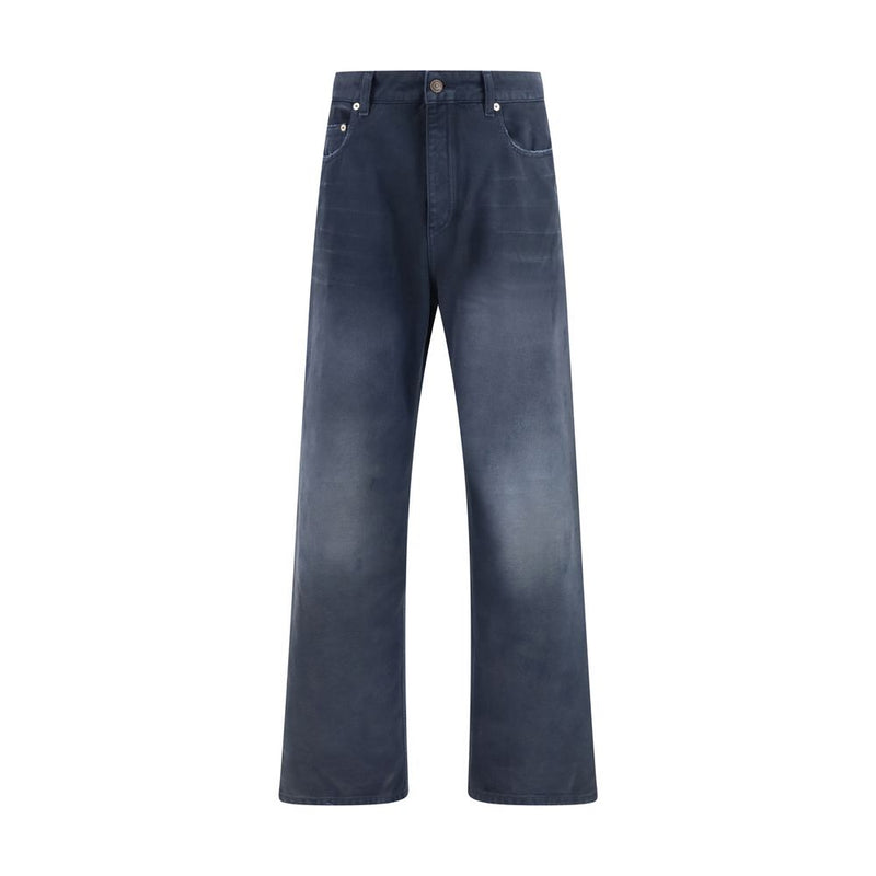 Bermuda en coton bleu Balenciaga
