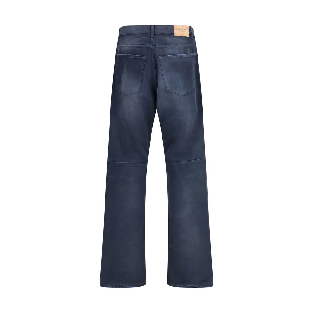 Bermuda en coton bleu Balenciaga