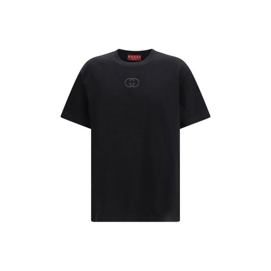 Gucci Black Cotton T-Shirt