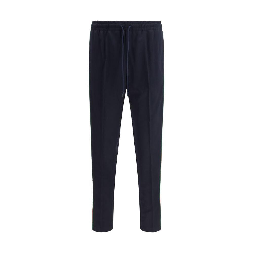 Pantalon de jogging Gucci bleu en polyester (pantalon de sport)