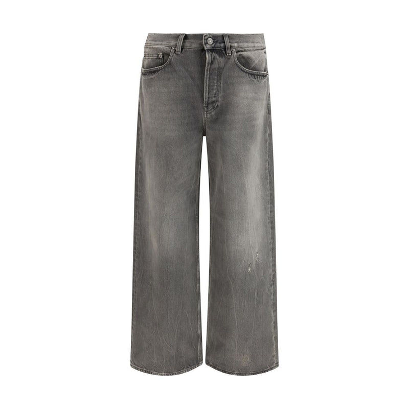 Golden Goose Grijze Katoenen Relaxed Fit Jeans