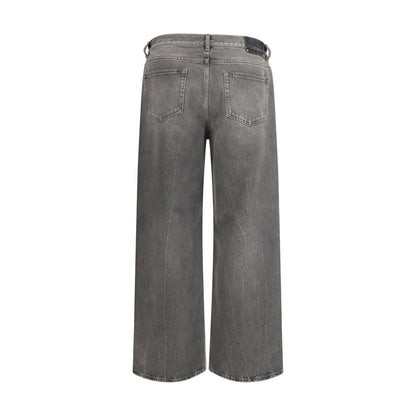 Golden Goose Grijze Katoenen Relaxed Fit Jeans