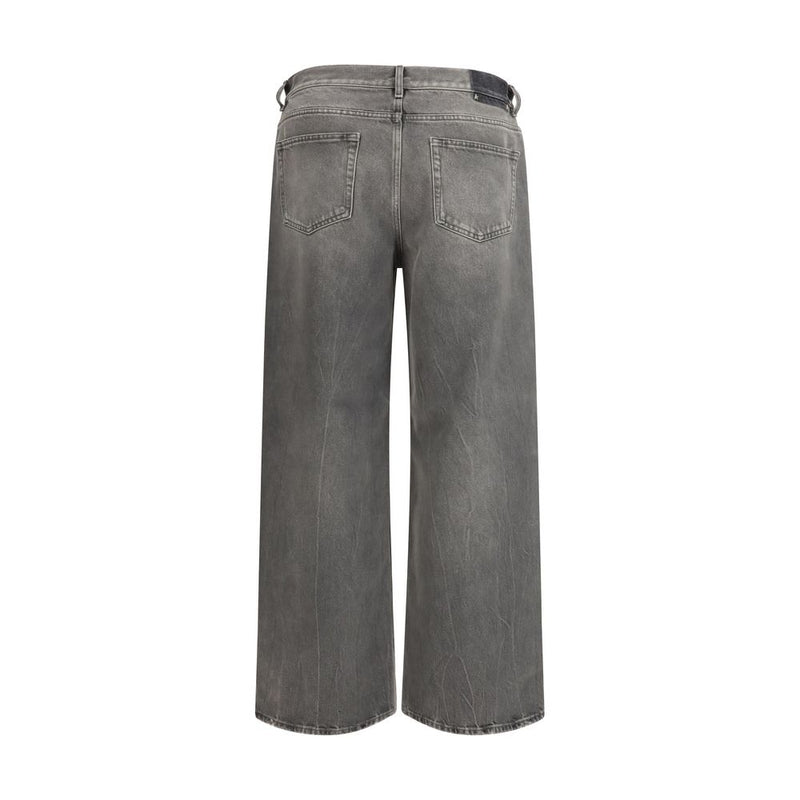 Golden Goose Grijze Katoenen Relaxed Fit Jeans