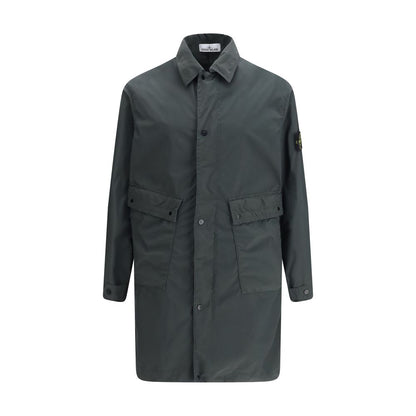 Stone Island Grijze Polyester Jas