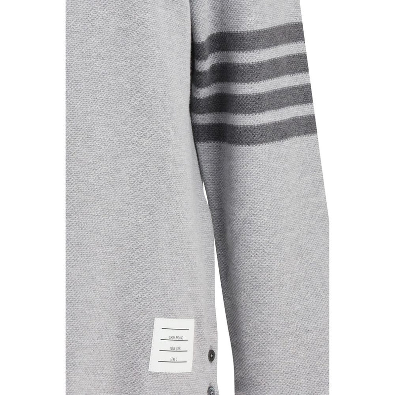 Thom Browne grijs katoenen poloshirt
