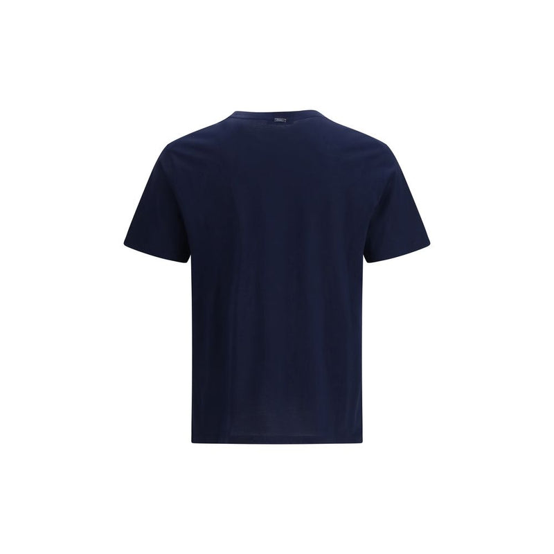 Herno blauw katoenen sportkleding