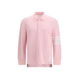 Thom Browne Multicolor Cotton Polo Shirt - 4-Bar Design