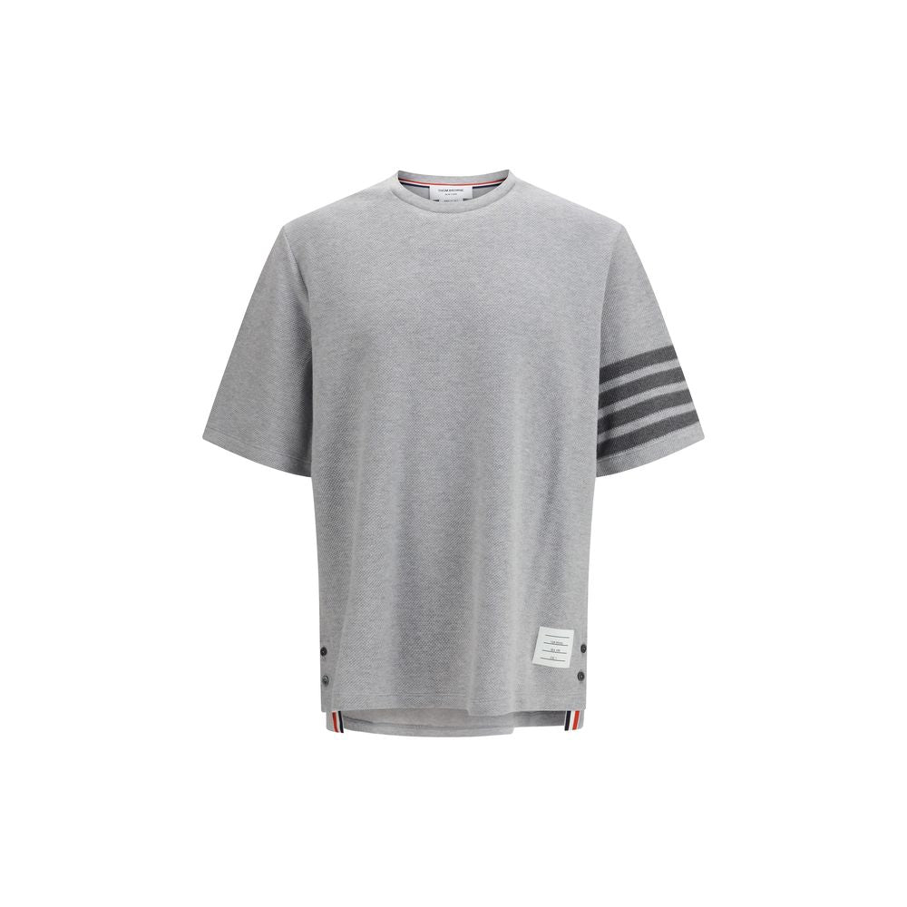 Thom Browne Gray Cotton Sportswear T-Shirt for Men