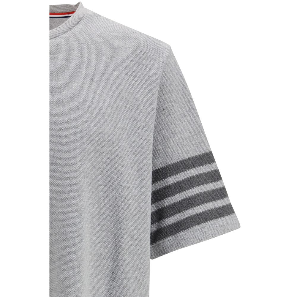 Thom Browne Gray Cotton Sportswear T-Shirt for Men