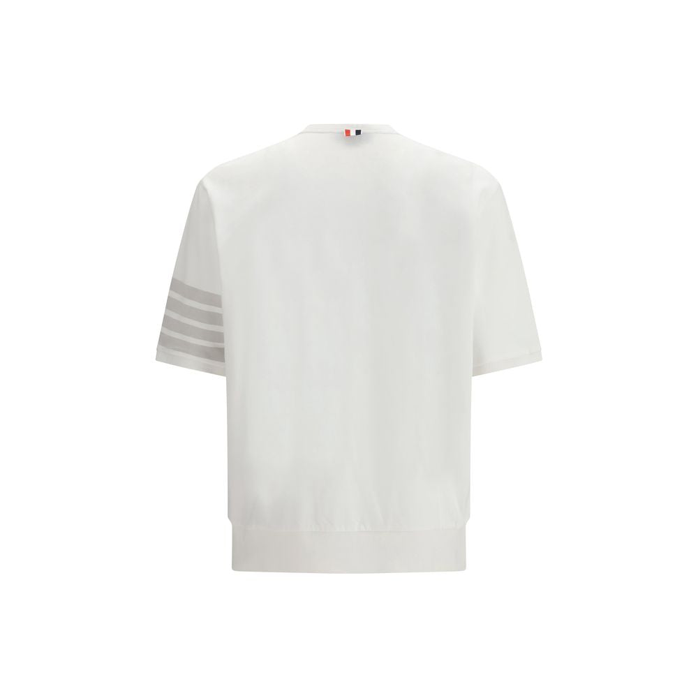 Thom Browne White Cotton 4-Bar Sportswear T-Shirt