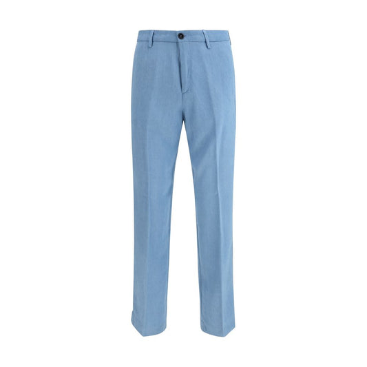 Cruna Light Blue Tencel Casual Pants