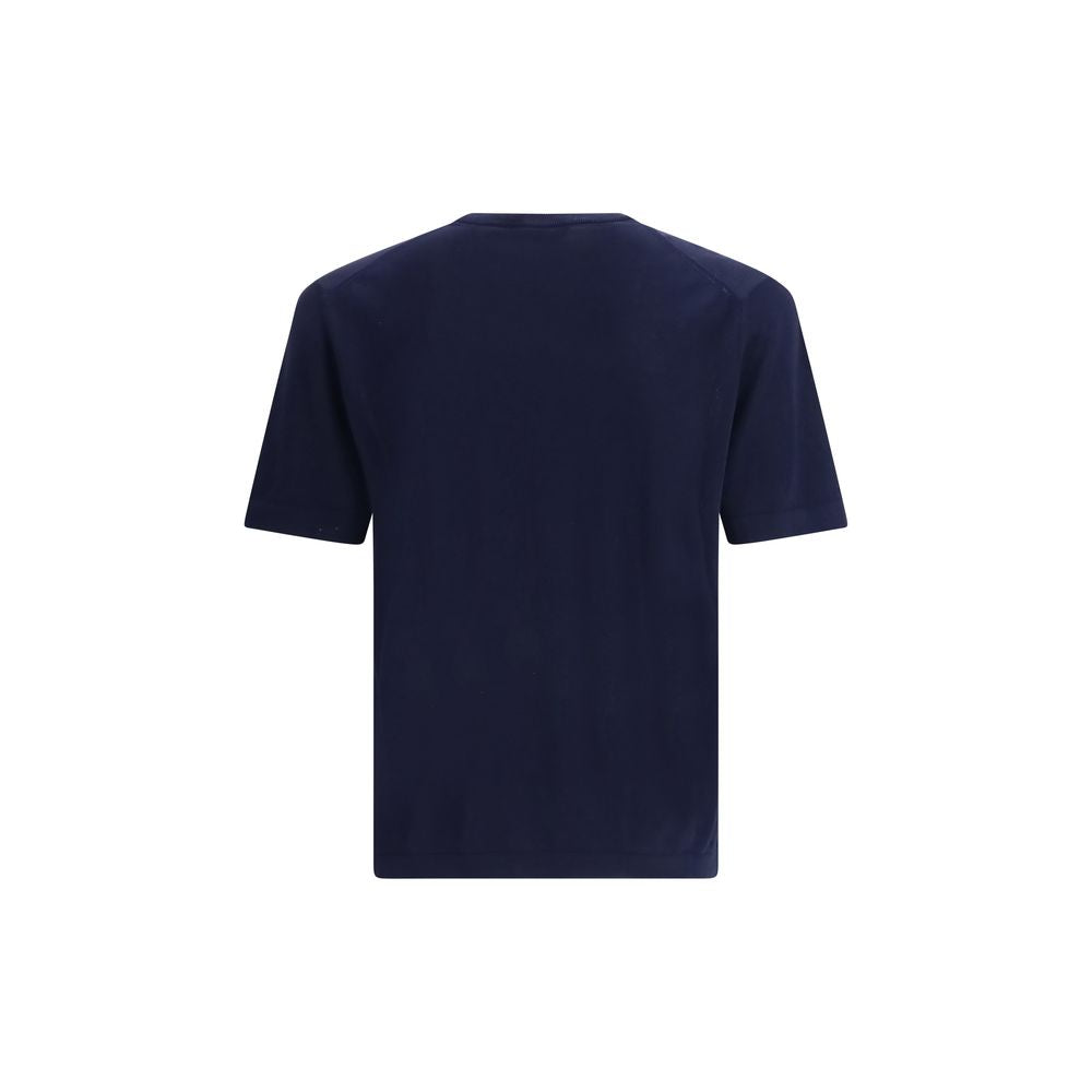Cruna Blue Cotton T-Shirt