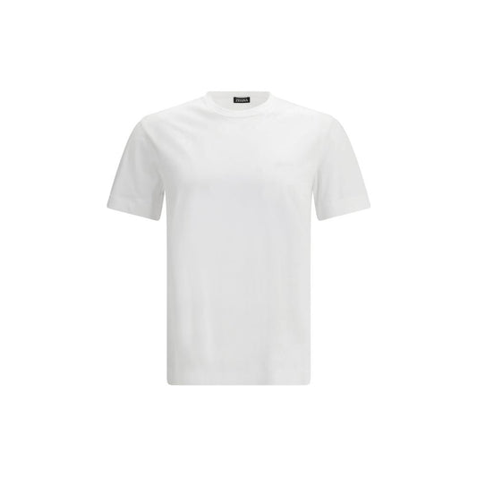 ZEGNA White Cotton T-Shirt