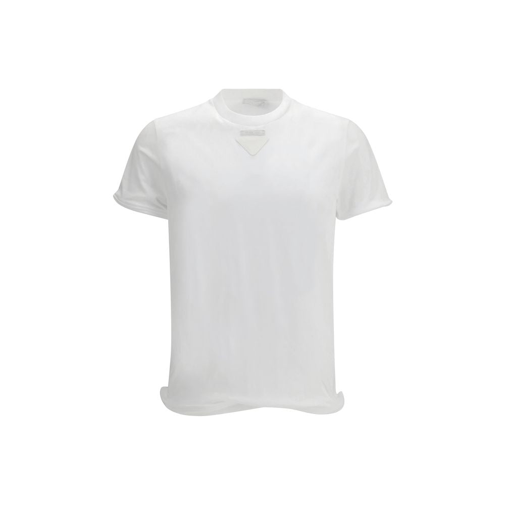 T-shirt Prada en coton blanc
