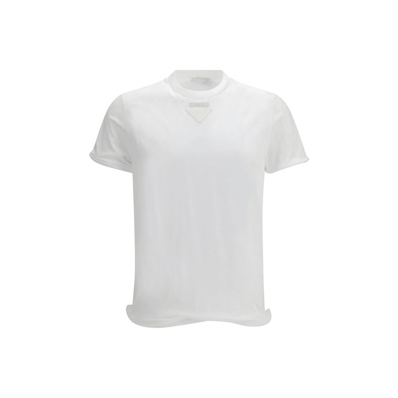 T-shirt Prada en coton blanc