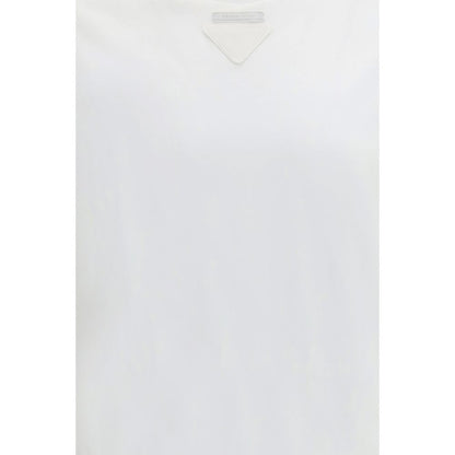 Prada White Cotton T-Shirt