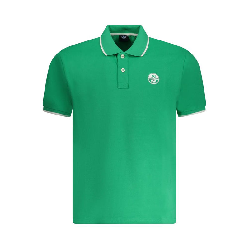 Polo en Coton Vert pour Hommes North Sails