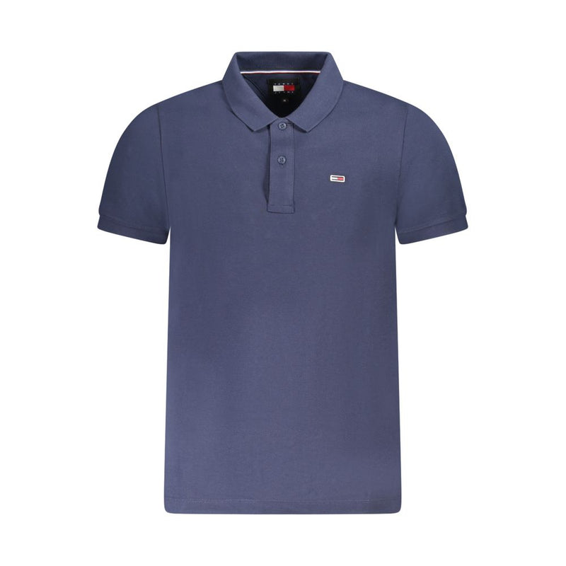 Polo Tommy Hilfiger bleu en coton pour homme