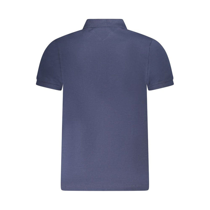 Polo Tommy Hilfiger bleu en coton pour homme