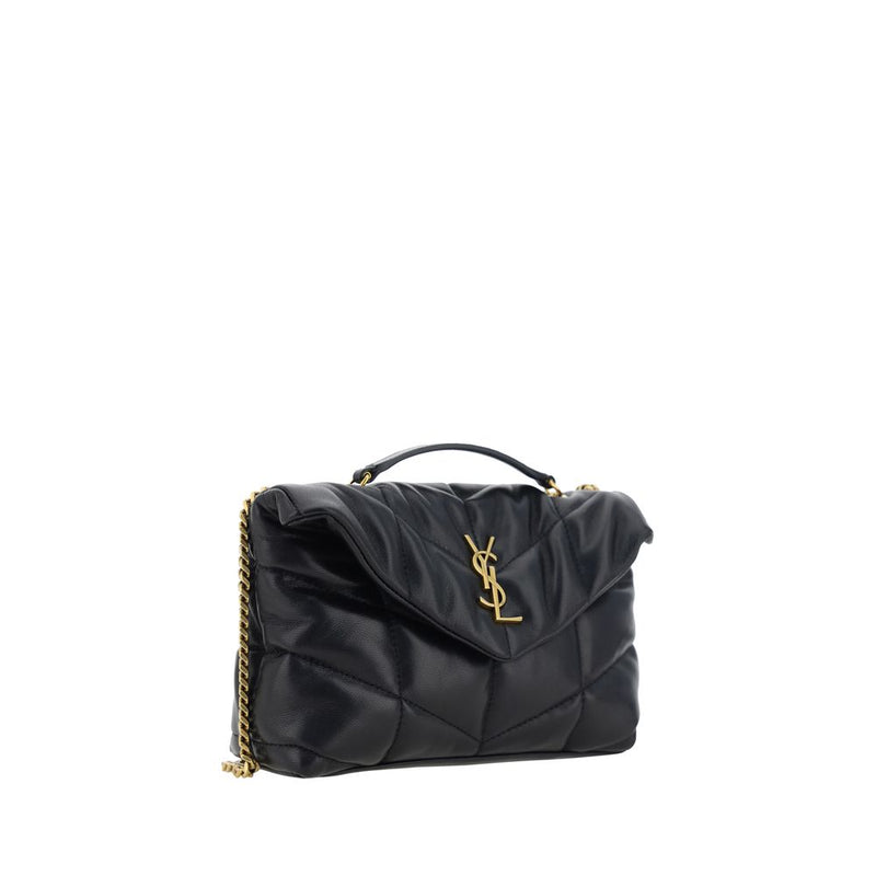 Sac bandoulière Saint Laurent Aries en agneau noir Ovis Avis