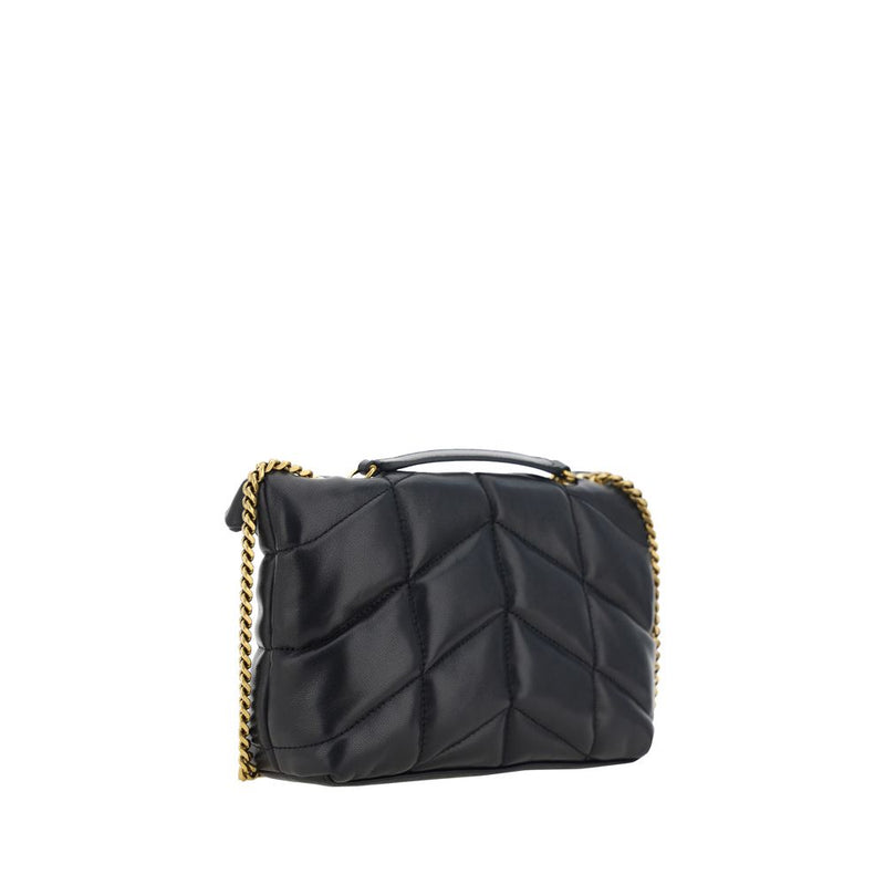 Sac bandoulière Saint Laurent Aries en agneau noir Ovis Avis
