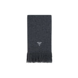 Écharpe en cachemire gris Prada