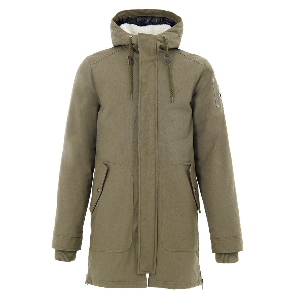 Moose Knuckles MK8588MCP Green Cotton Parka for Men